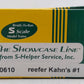 S-Helper 00610 S Gauge Kahn's Reefer Car #1064 LN/Box