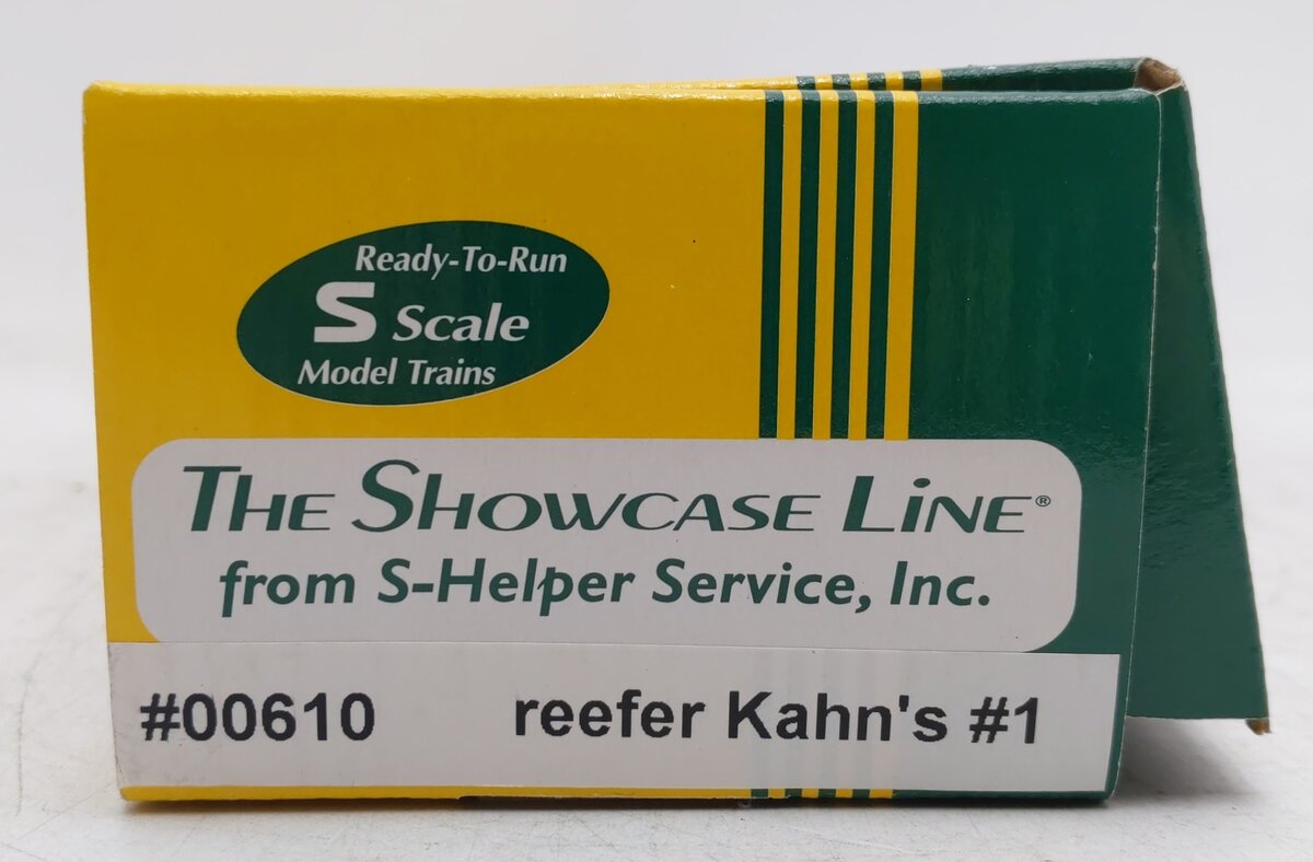 S-Helper 00610 S Gauge Kahn's Reefer Car #1064 LN/Box