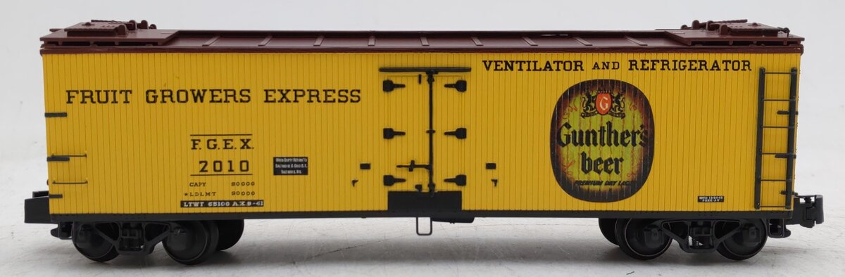 S-Helper 02067 S Gauge FGEX BAAFC Gunther Beer Boxcar #2010 LN/Box