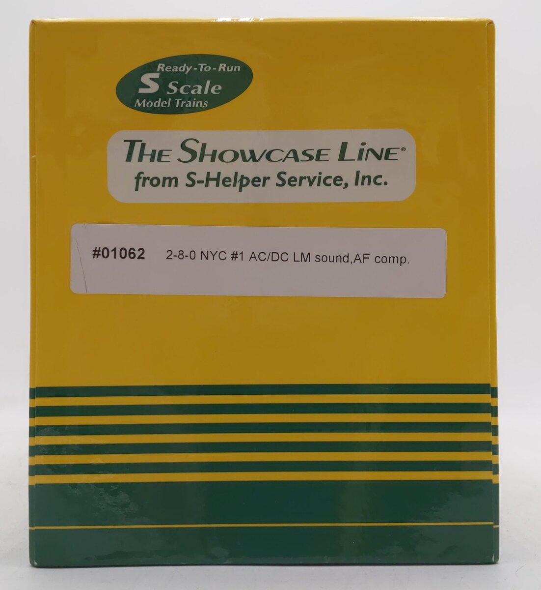 S-Helper Service 01062 S Gauge NYC 2-8-0 AC/DC Steam Locomotive And Tender #1050 EX/Box