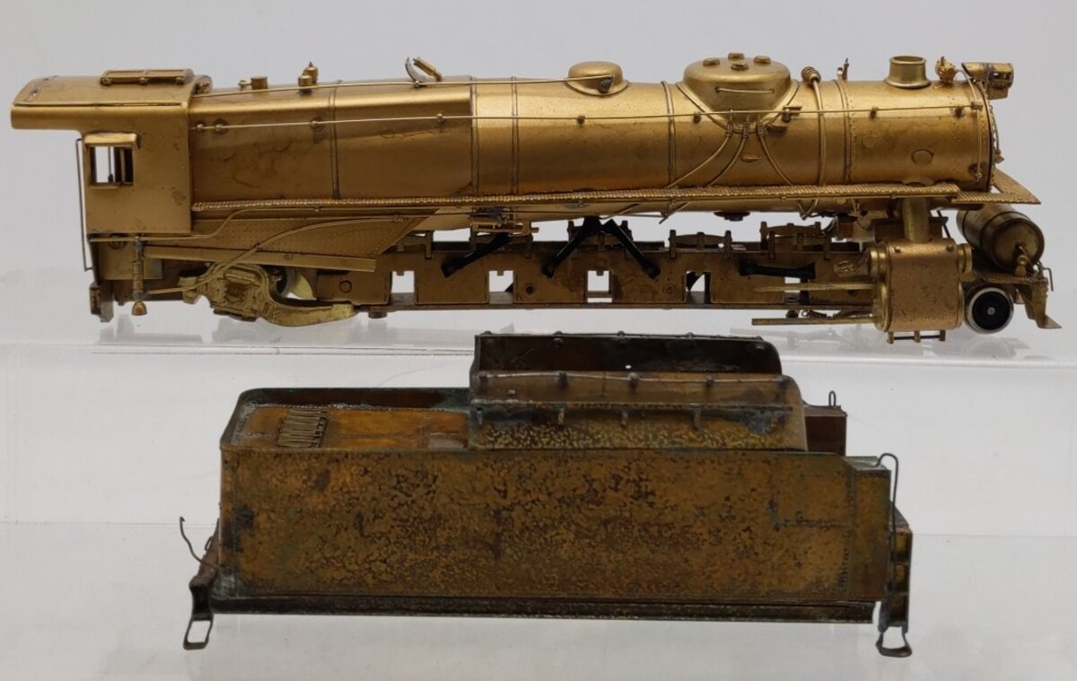 Samhongsa SH-109 HO Brass PRR 2-10-2 Class N1S Steam Locomotive & Tender/Box