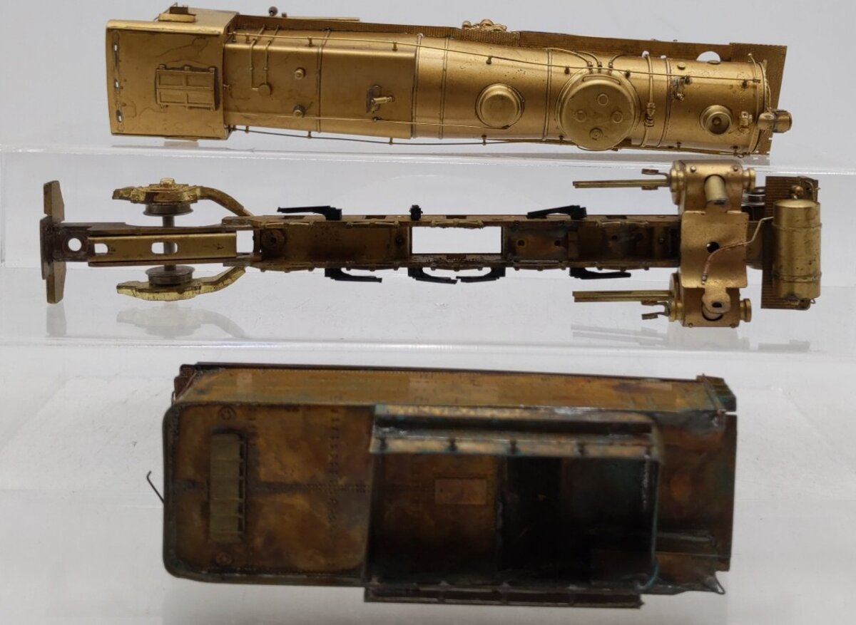 Samhongsa SH-109 HO Brass PRR 2-10-2 Class N1S Steam Locomotive & Tender/Box