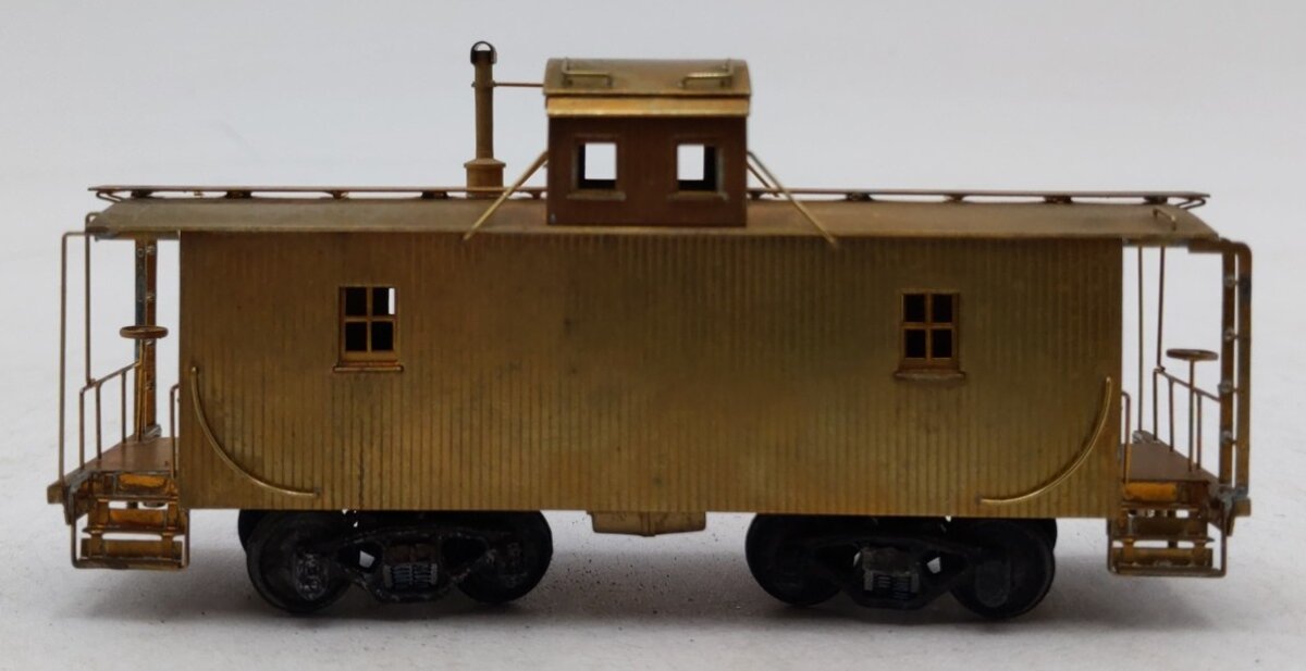 Trains Inc. HO Scale BRASS PRR Wood Caboose EX/Box
