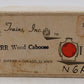 Trains Inc. HO Scale BRASS Pennsylvania Railroad Wood Caboose EX/Box