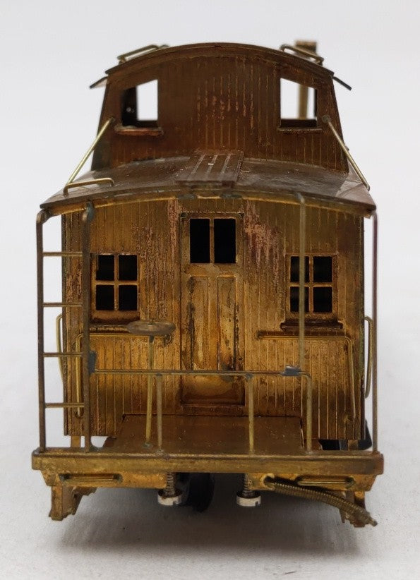 Trains Inc. HO Scale BRASS Pennsylvania Railroad Wood Caboose EX/Box