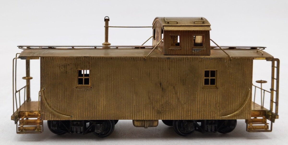 Trains Inc. HO Scale BRASS Pennsylvania Railroad Wood Caboose EX/Box