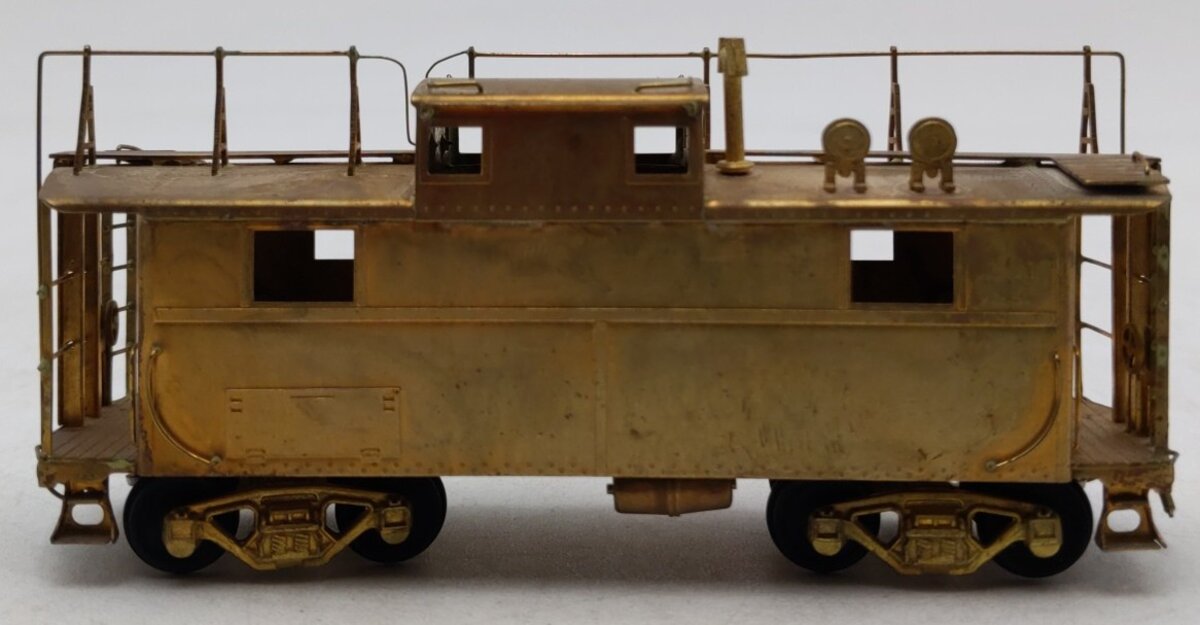 Alco Models X-102 HO Brass PRR N-5b Caboose - unpainted EX/Box