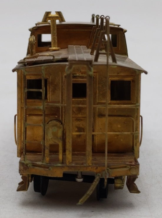 Alco Models X-102 HO Brass PRR N-5b Caboose - unpainted EX/Box