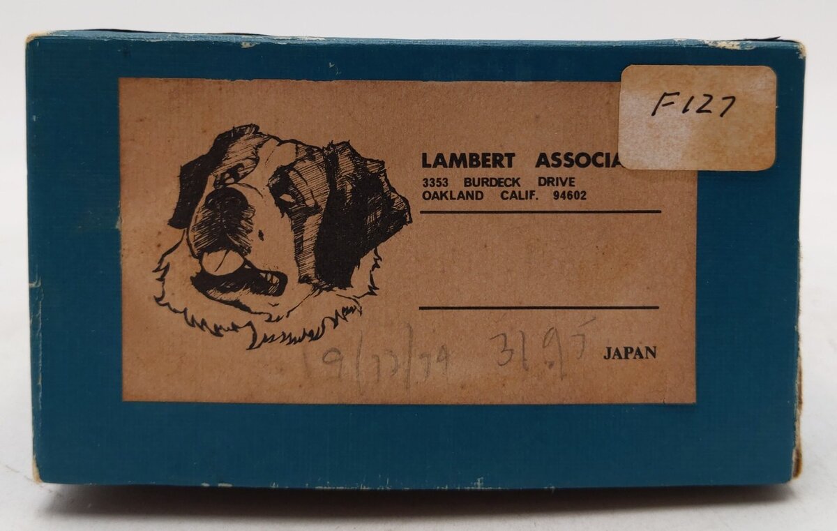 Lambert HO BRASS New York City Boxcar - unpainted EX/Box