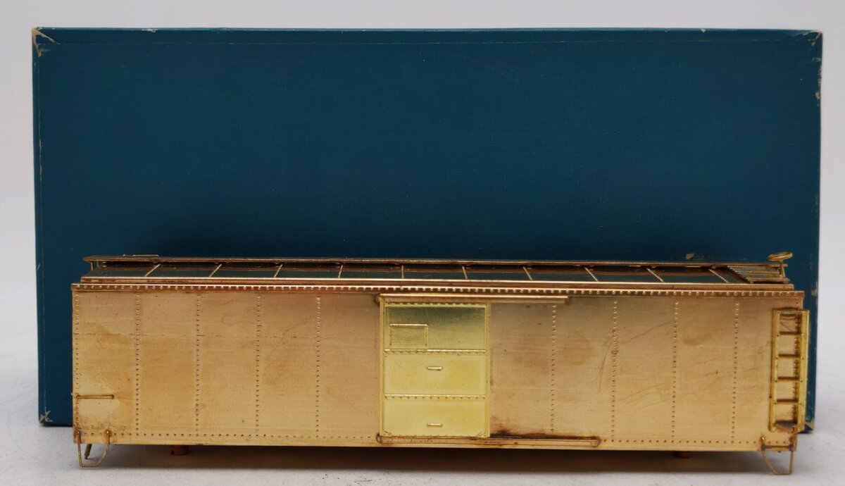 Lambert HO BRASS New York City Boxcar - unpainted EX/Box