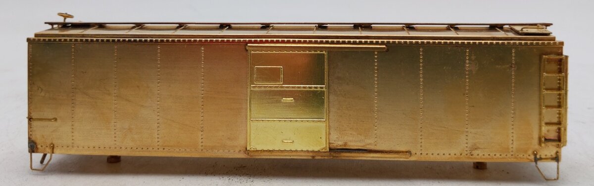 Lambert HO BRASS New York City Boxcar - unpainted EX/Box