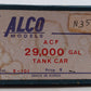 Alco Models X-101 BRASS ACF 29,000 Gallon Tank Car EX/Box