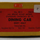 E. Suydam & Co RR-3 BRASS HO Scale Passenger Dining Car Kit EX/Box