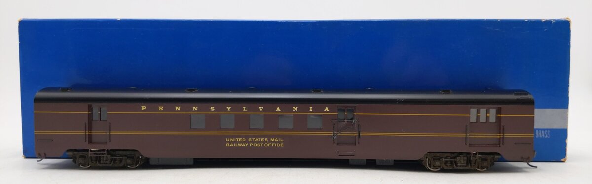Balboa 550 HO BRASS Pennsylvania Postal Baggage Passenger Car EX/Box