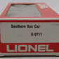 Lionel 6-9711 O Gauge Southern Boxcar #9711 LN/Box