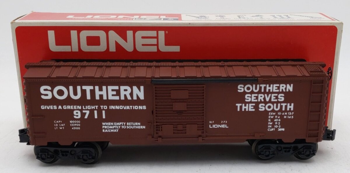 Lionel 6-9711 O Gauge Southern Boxcar #9711 LN/Box