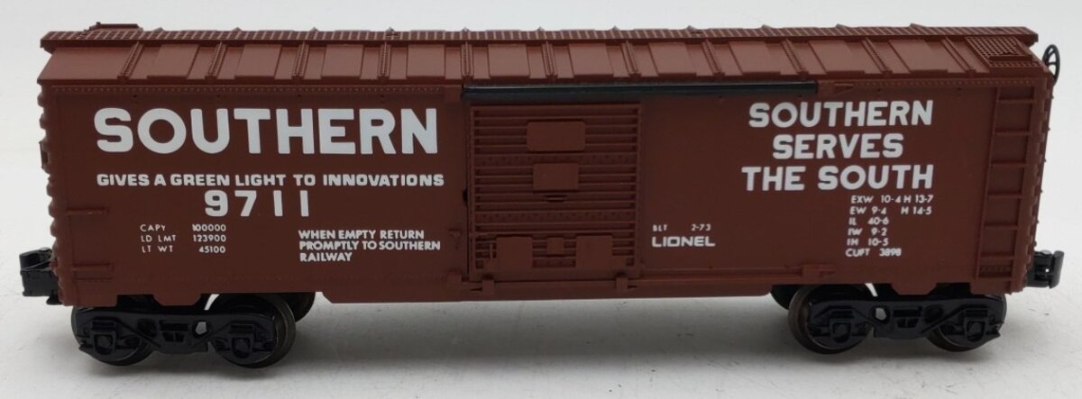 Lionel 6-9711 O Gauge Southern Boxcar #9711 LN/Box