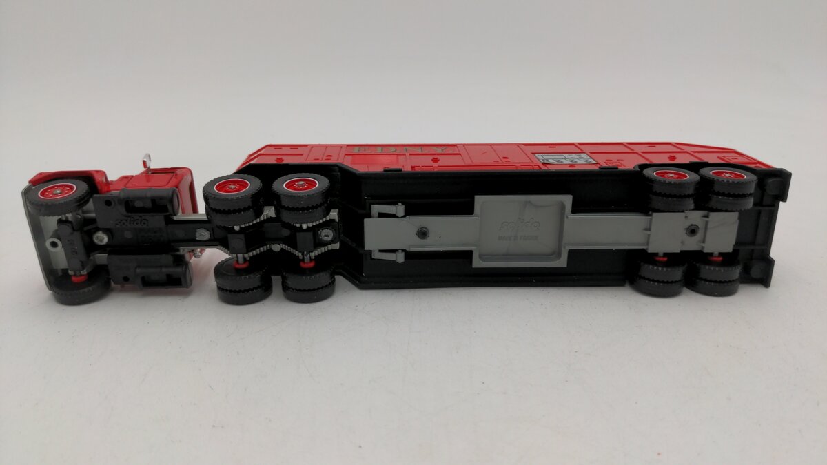 Solido 3511 1:43 Scale Toner-Gam III Mack R600 Pompiers FDNY Fire Truck Die Cast EX/Box