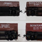 Roundhouse HO Scale Southern Railway Assorted Boxcars [4] VG