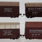 Roundhouse HO Scale Southern Railway Assorted Boxcars [4] VG