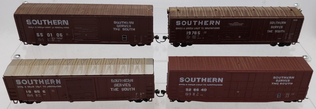 Roundhouse HO Scale Southern Railway Assorted Boxcars [4] VG