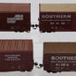 Roundhouse HO Scale Southern Railway Assorted Boxcars [4] VG