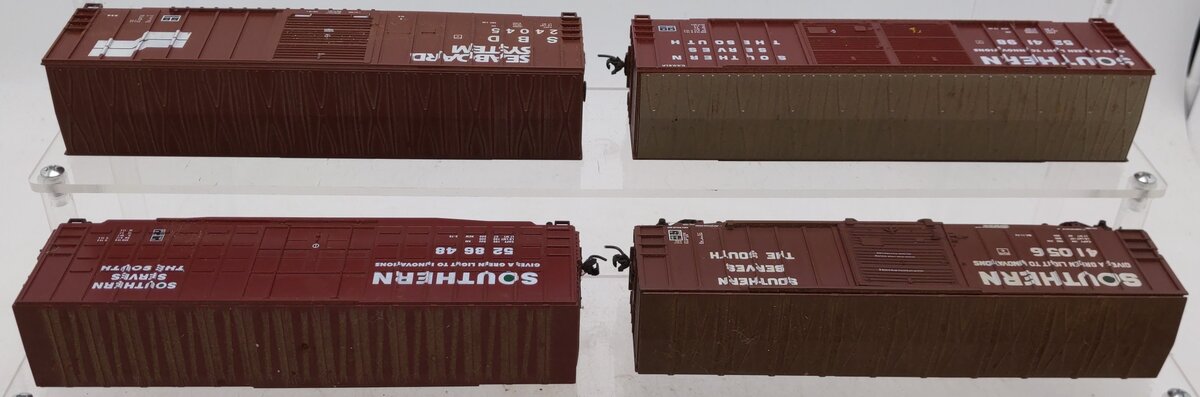 Roundhouse HO Scale Southern Railway Assorted Boxcars [4] VG