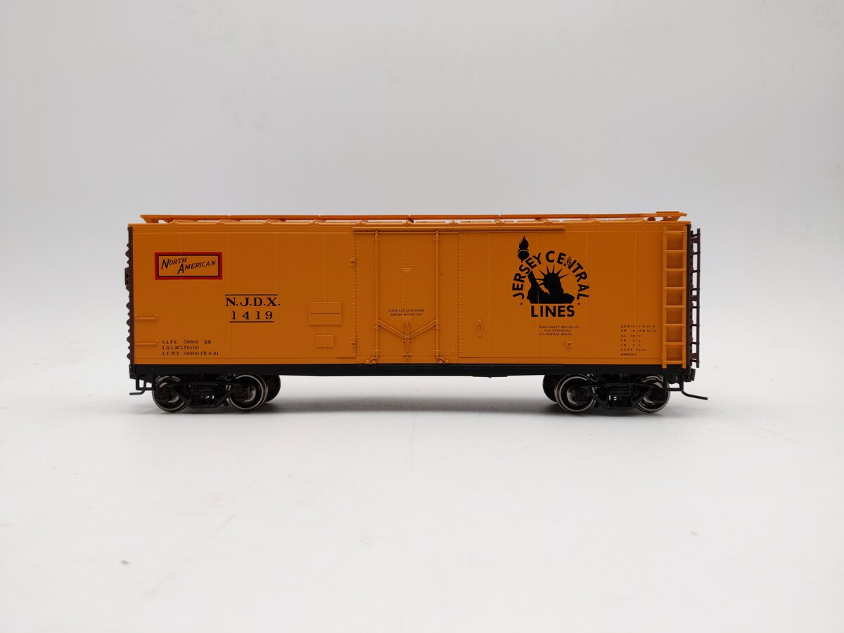 Atlas 0577-1 O Jersey Central Lines 40' Box Car #1419 (2 Rail) LN