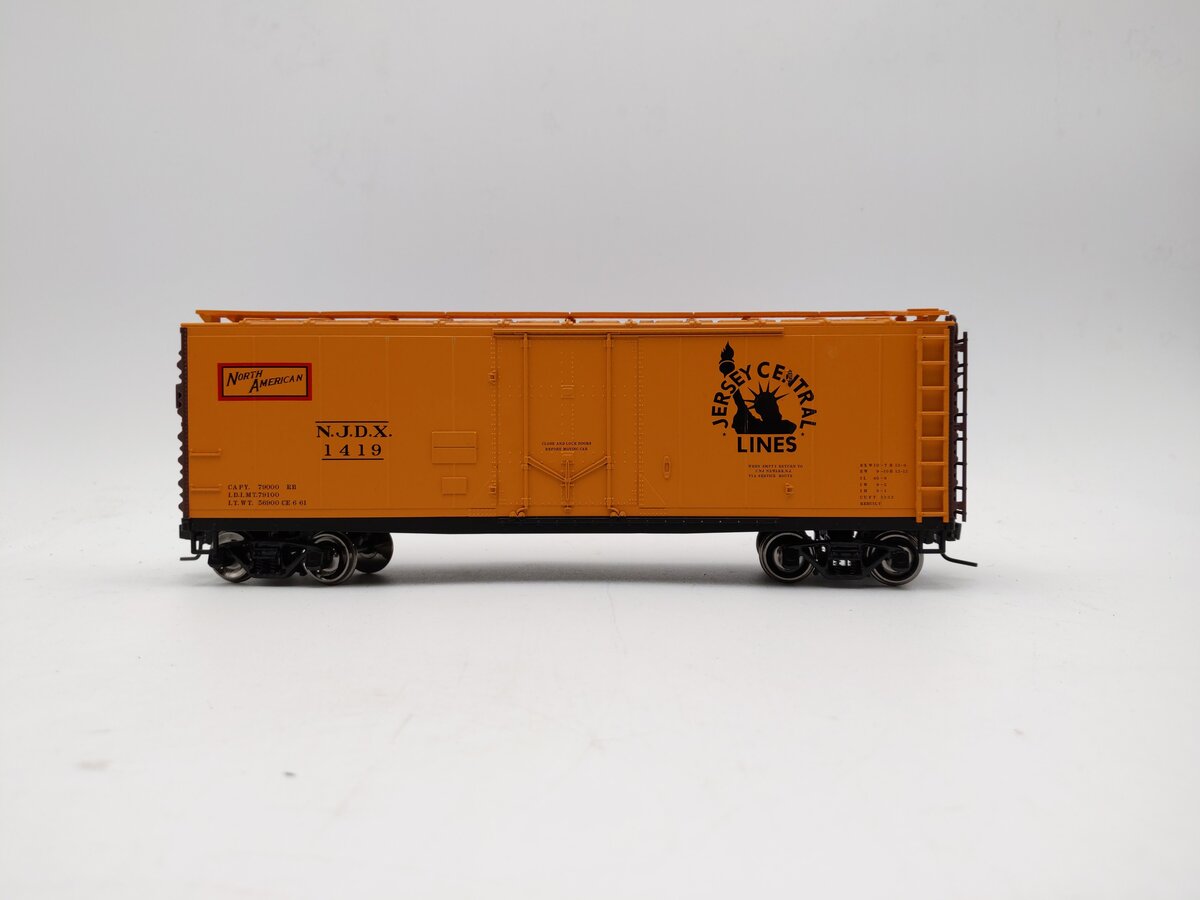 Atlas 0577-1 O Jersey Central Lines 40' Box Car #1419 (2 Rail) LN