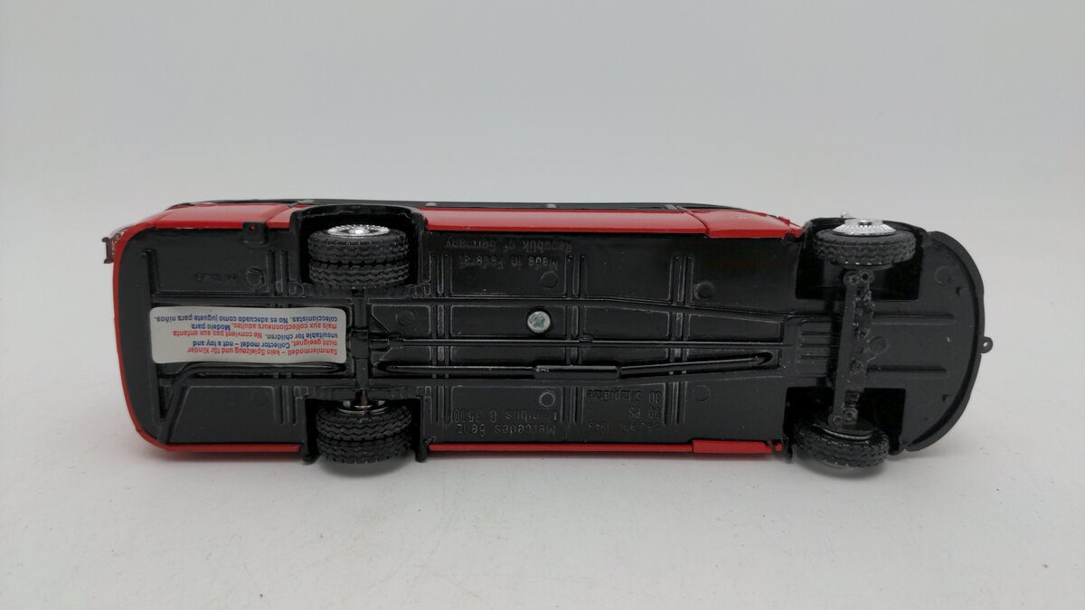 NZG 218 1:40 Scale O3500 Omnibus Red / Black 1949 Mercedes Benz Bus Die Cast EX/Box