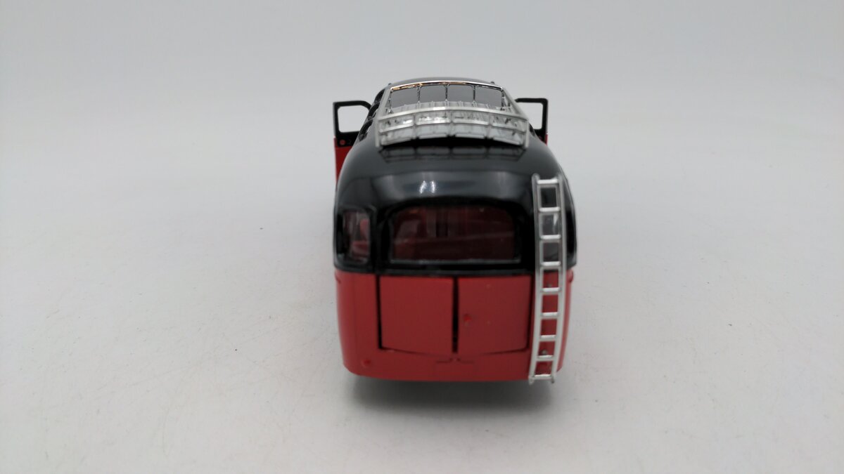 NZG 218 1:40 Scale O3500 Omnibus Red / Black 1949 Mercedes Benz Bus Die Cast EX/Box