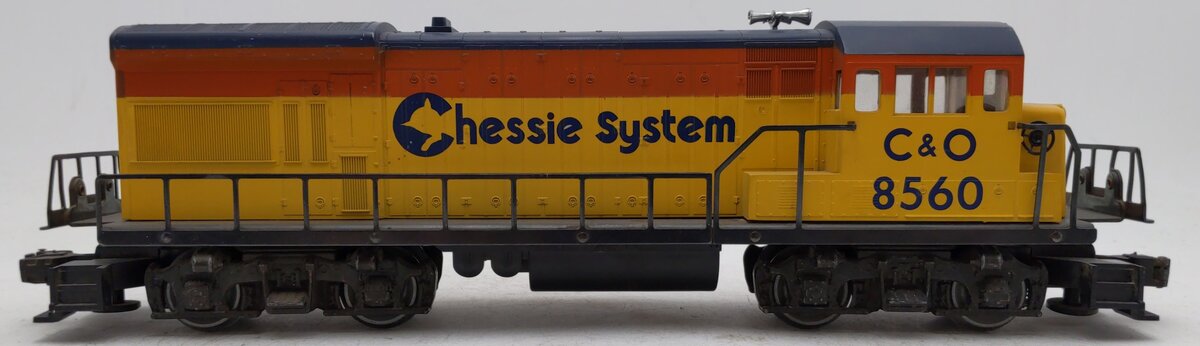 Lionel 6-8560 O Chesapeake and Ohio U36B Non-Powered Diesel Locomotive #8560 VG/Box