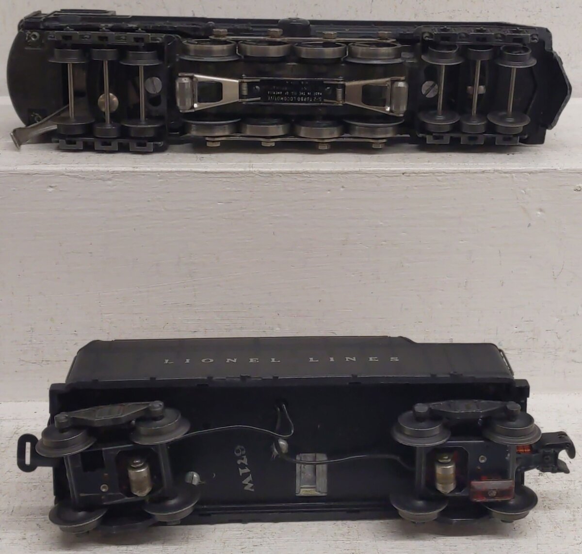 Lionel 671 Vintage O 6-8-6 Die-Cast Steam Turbine Locomotive w/671W Tender VG