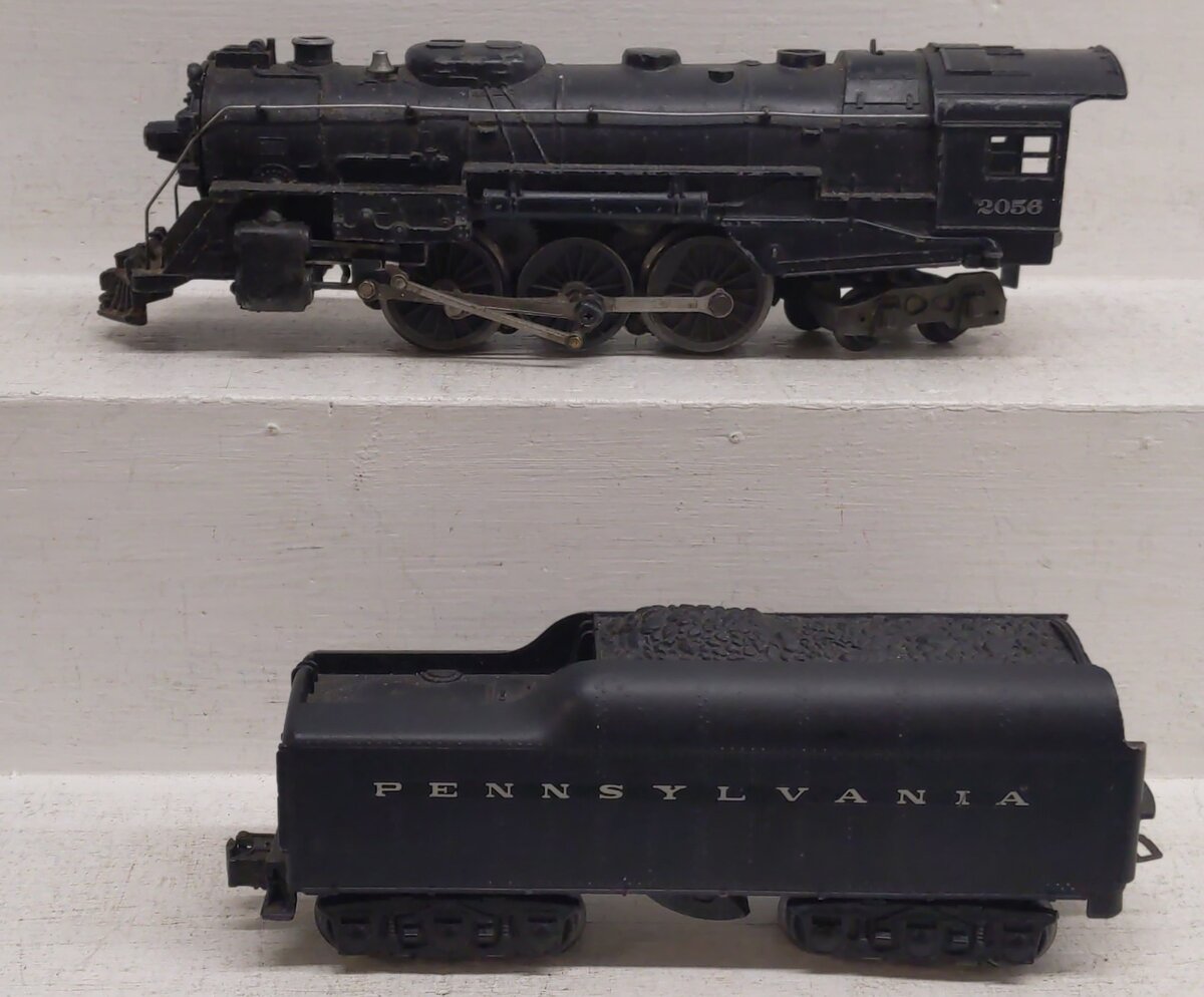 Lionel 2056 Vintage O 4-6-4 Steam Locomotive & 2671W Tender VG