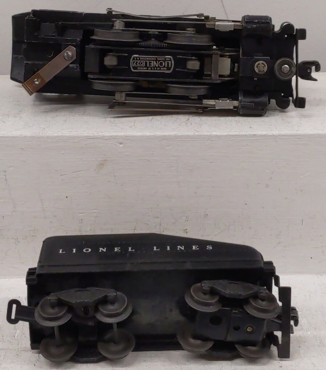 Lionel 1615 Vintage O 0-4-0 Diecast Steam Switcher Locomotive & Tender VG