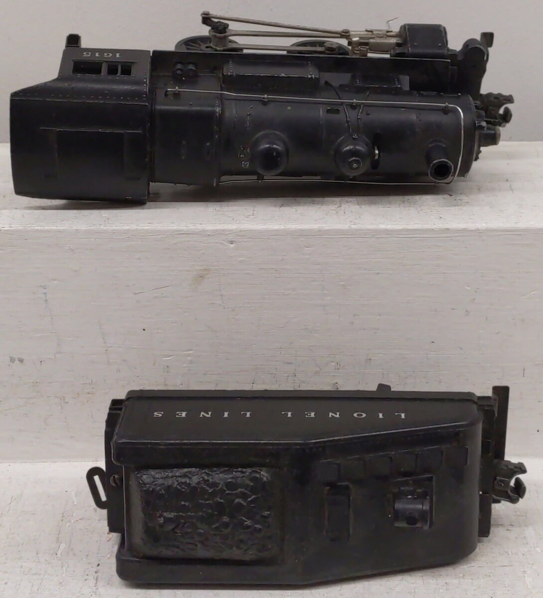 Lionel 1615 Vintage O 0-4-0 Diecast Steam Switcher Locomotive & Tender VG