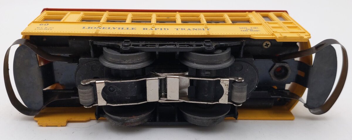 Lionel 60 Vintage O Lionelville Motorized Rapid Transit Trolley