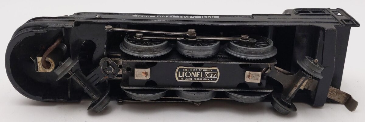 Lionel 1668 Vintage O 2-6-2 LL Gunmetal Torpedo Steam Locomotive