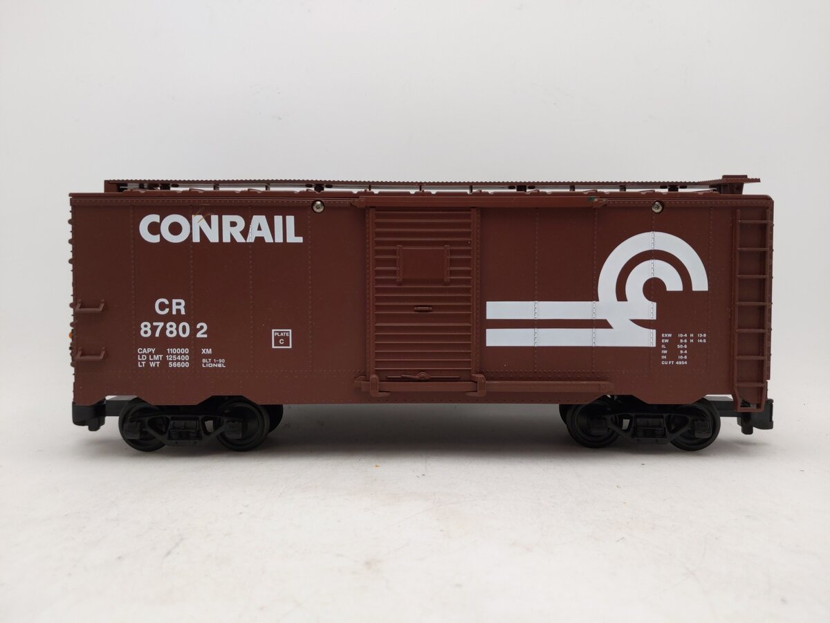 Lionel 8-87802 G Scale Conrail Boxcar w/E.T.D. EX/Box