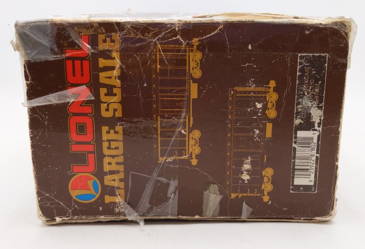 Lionel 8-87802 G Scale Conrail Boxcar w/E.T.D. EX/Box