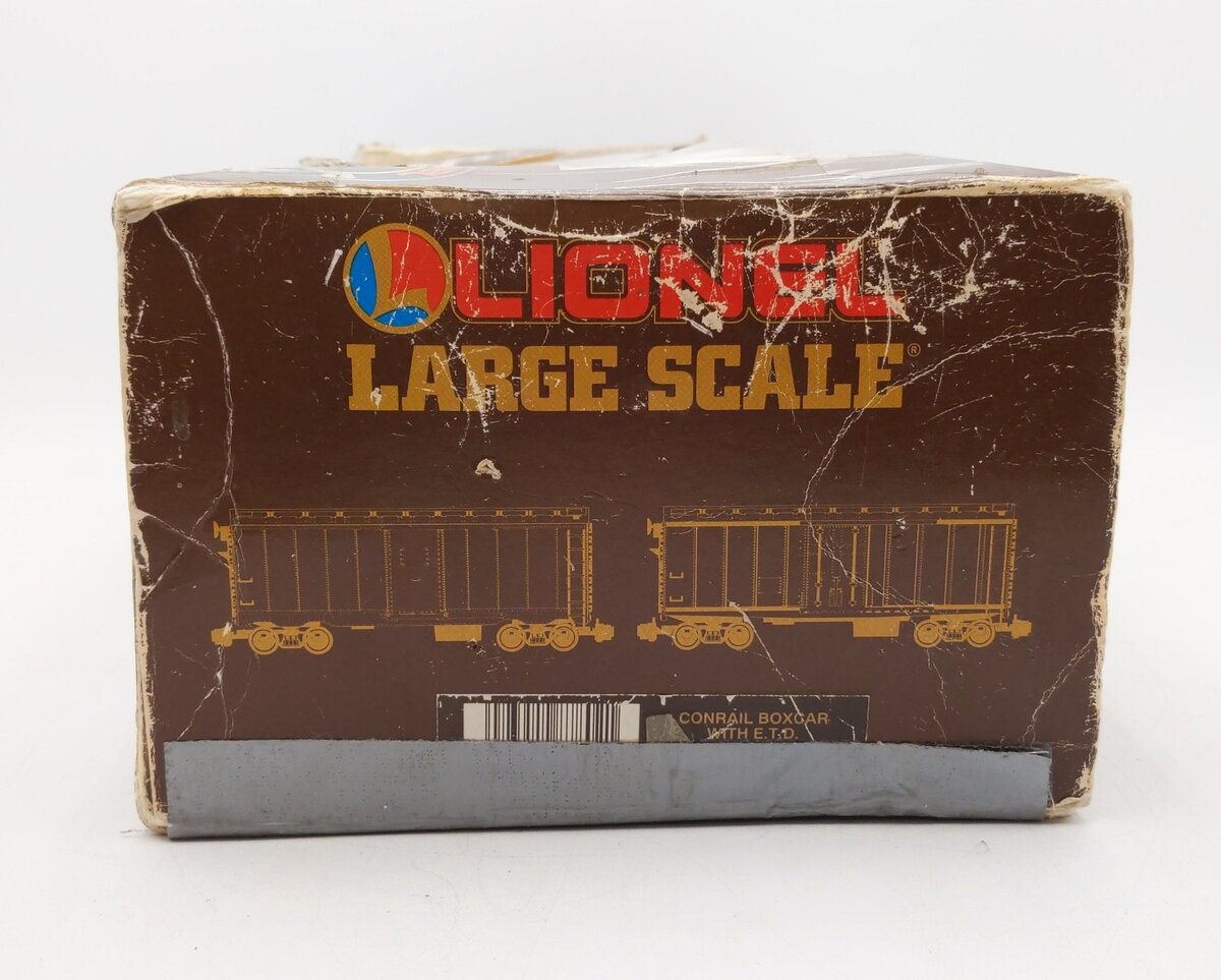 Lionel 8-87802 G Scale Conrail Boxcar w/E.T.D. EX/Box