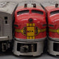 Lionel 2343 Vintage O Santa Fe F3 ABA Diesel Locomotive Set VG