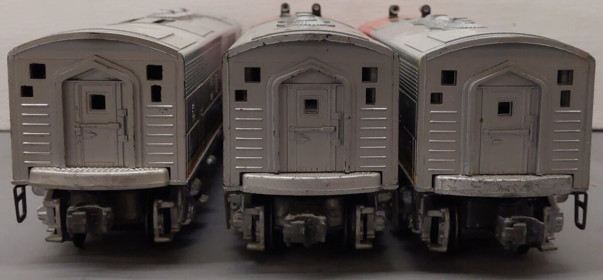 Lionel 2343 Vintage O Santa Fe F3 ABA Diesel Locomotive Set VG
