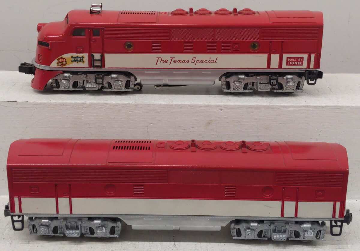 Lionel 2245 Vintage O Gauge Texas Special F-3 AB Diesel Set VG