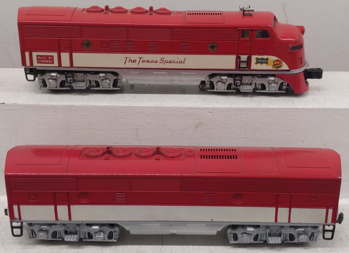 Lionel 2245 Vintage O Gauge Texas Special F-3 AB Diesel Set VG