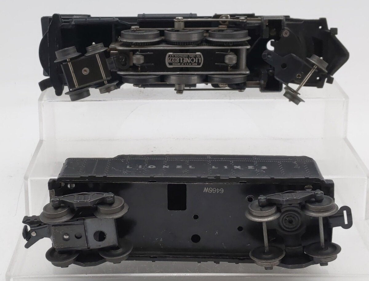 Lionel 2036 Vintage O 2-6-4 Steam Locomotive and 6466W Tender VG