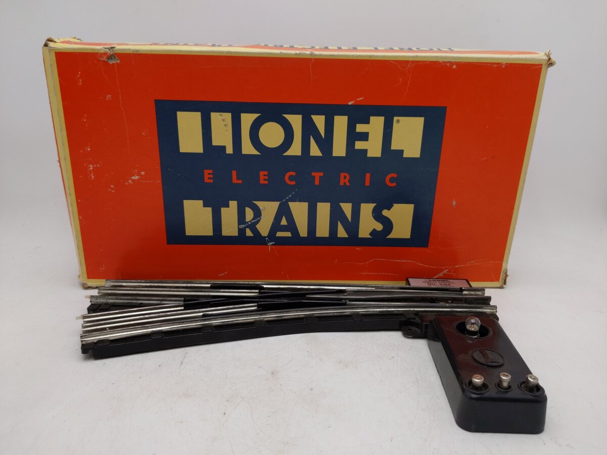 Lionel 6-5166 O Gauge Left Hand O72 Remote Switch/Turnout EX/Box