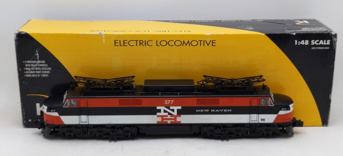 K-Line K2749-0377HC O Gauge New Haven EP-5 Electric Locomotive w/ Horn #377 EX/Box
