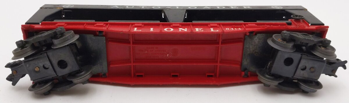 Lionel 6414 Vintage O Evans Autoloader w/ 4 Custom Automobiles