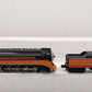 Lionel 6-18007 O Gauge SP Daylight 4-8-4 Steam Locomotive & Tender #4410 w/RS EX/Box